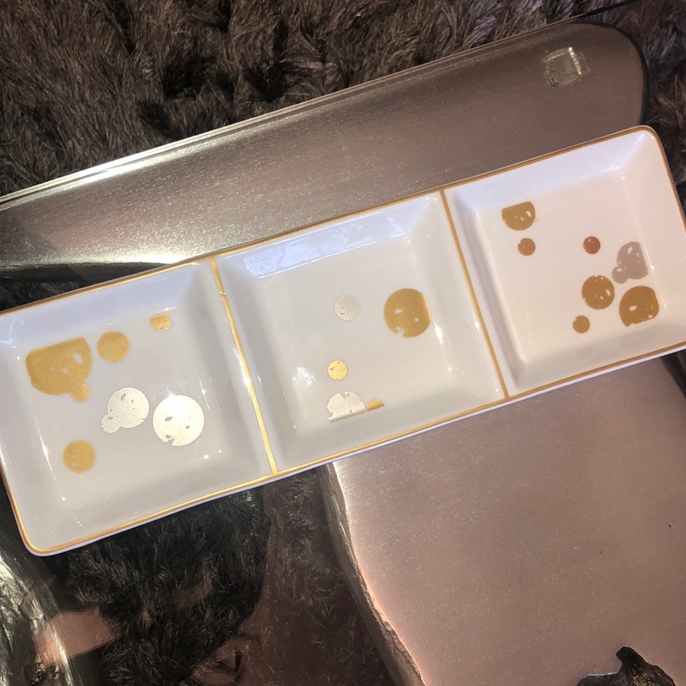 PPD dish three sectional tray
